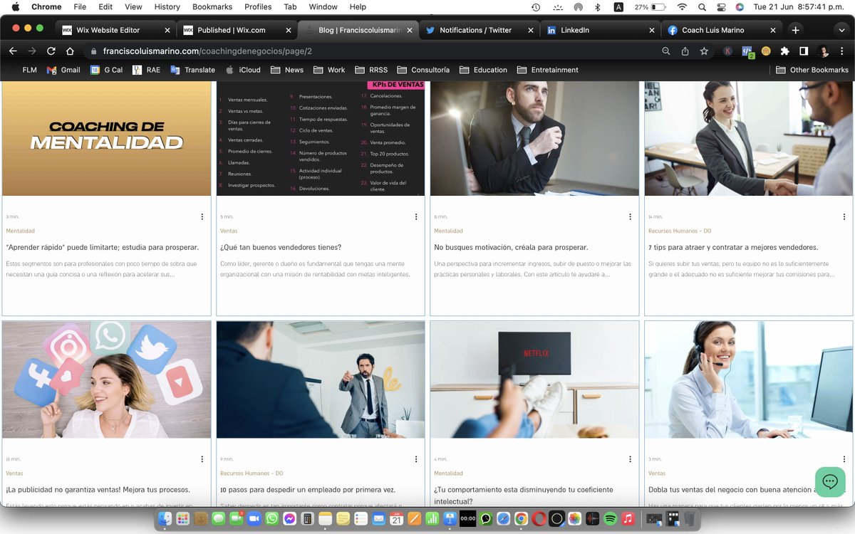Rápidas reflexiones y guías para una mejora continua en  #desarrolloorganizacional.
Aprovecha mi blog en:
franciscoluismarino.com/coachingdenego…

Obtén mis libros totalmente gratis en franciscoluismarino.com/tiendademejora… y utiliza el código RELM en el carrito de compra para obtener 100 % de descuento.