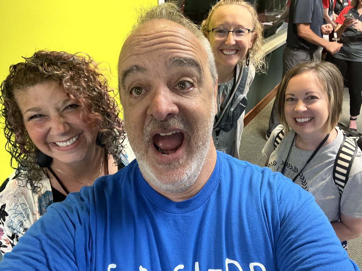 ninabean35's tweet photo. @gerrybrooksprin nailed it as the keynote at #edtechsemo today. I needed to hear every single thing he said. https://t.co/G6V855bagB