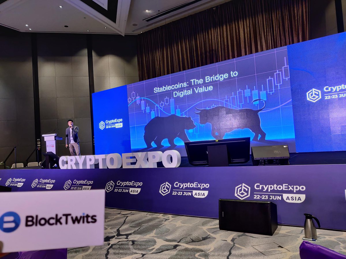 CoinliveHQ's tweet photo. James Toh, the Business Development Director of Coinstore, shares his view on stablecoins as the bridge to digital value.
Full Article 👇
https://t.co/UlLs5lXq3U
@coinstore_en @TheCryptoExpo #CryptoExpoAsia
#DiscussWithBlockTwits #Crypto #Blockchain #Web3 #Bitcoin #BTC https://t.co/TfL6EtbPrg