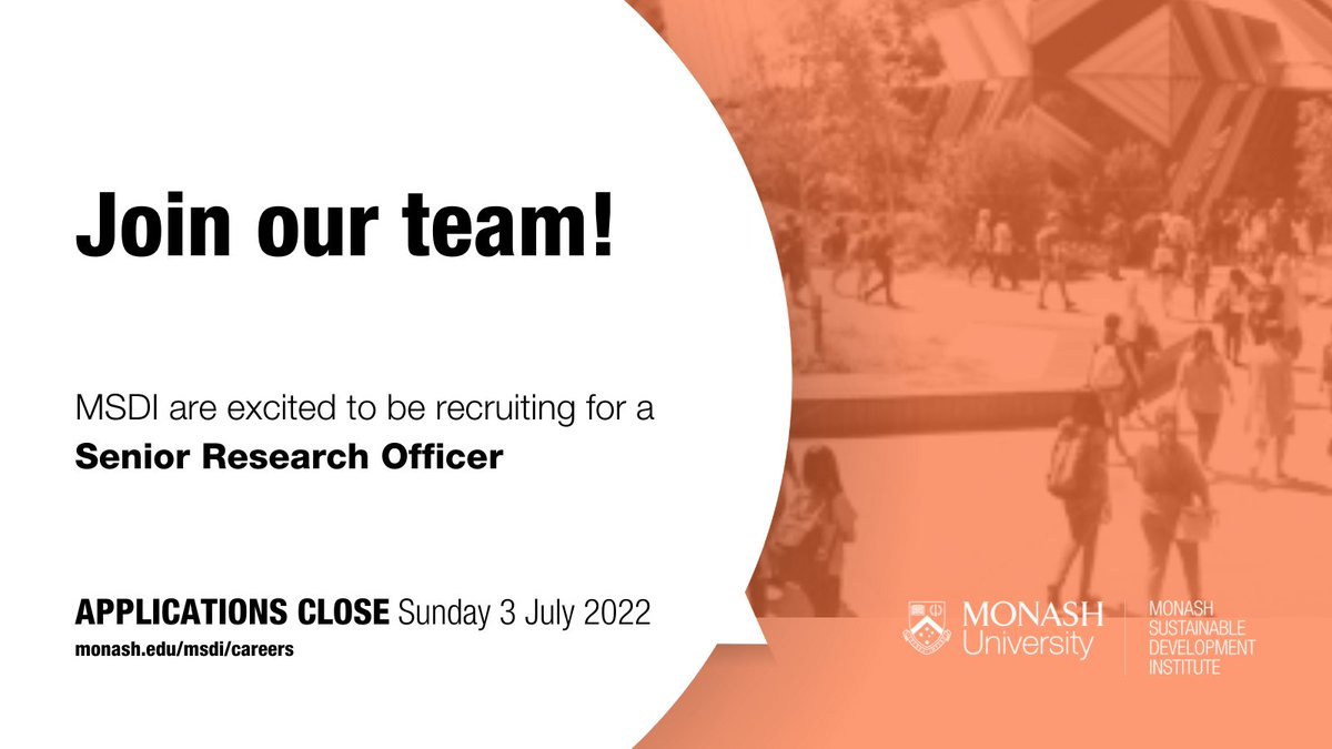 Monash Sustainable Development Institute tweet media