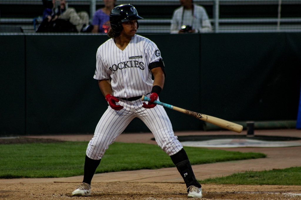 GJJackalopes's tweet photo. Charles Middleton is the Peak One Financial Player of the Game as he went 4-5 with 3 RBIs and a home run. https://t.co/zN4qDZVIqu