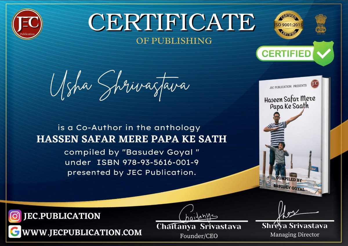 happyofpyar's tweet photo. This is certificate of my new books.
#books #certificationprogramme https://t.co/rd43LKEOuU