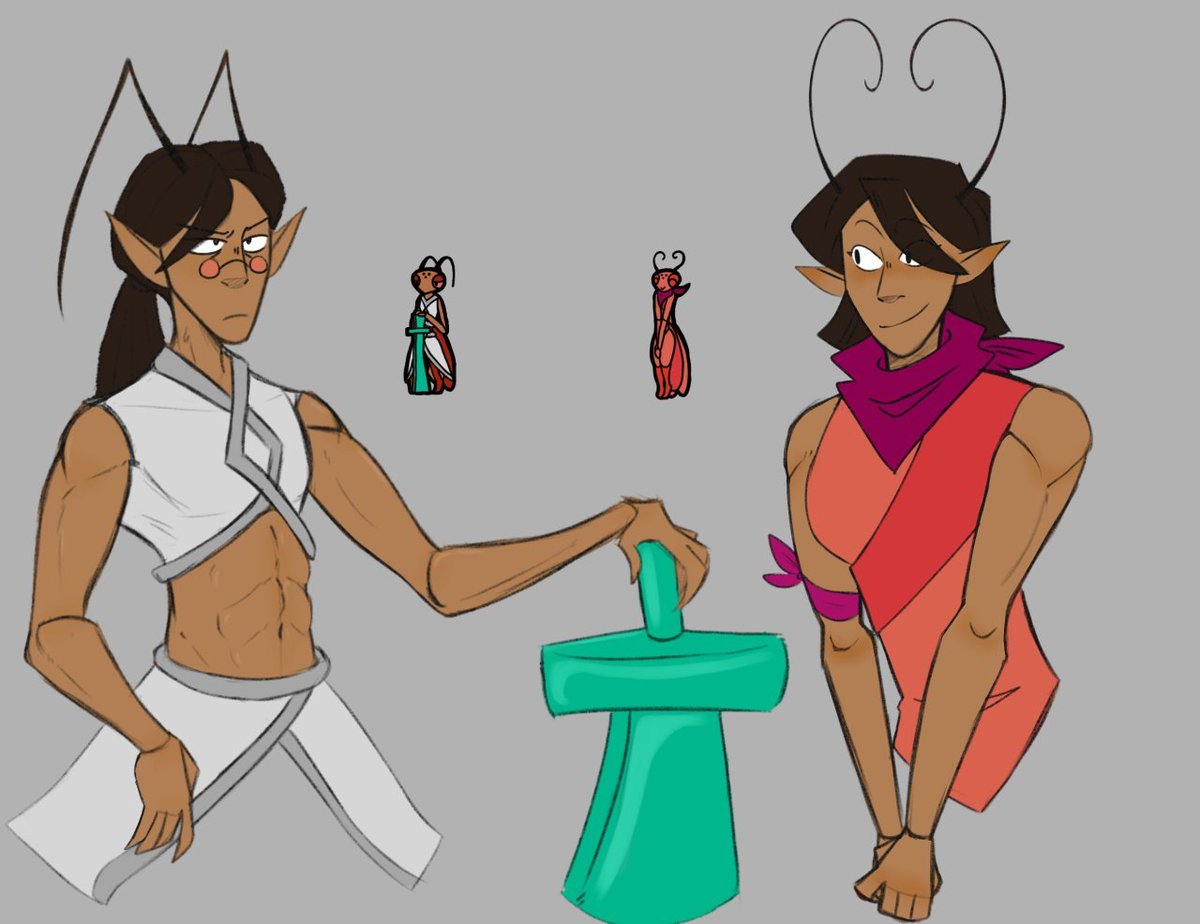 DoobleBugs's tweet photo. thinking about my Bug Fables humanizations again https://t.co/H2iQU2gKXZ
