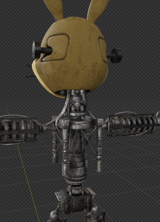 MLSpence3D's tweet image. Here is a better look at the new ScytheTrap textures! 
#FNAF #SSR #Blender3d