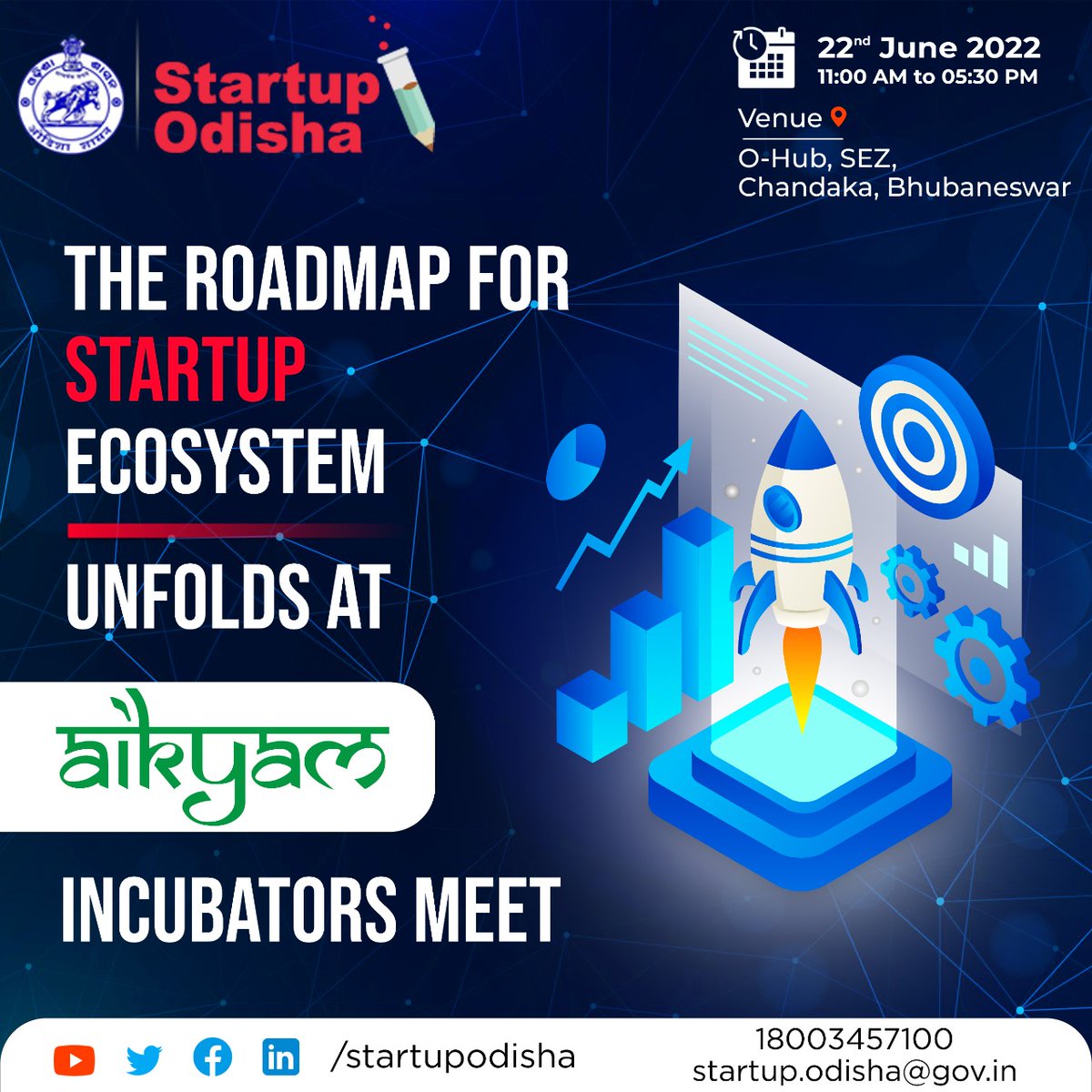 startup_odisha's tweet photo. Startups thrive when incubators collaborate! AIKYAM - Incubators Meet is a perfect platform for incubators and Startup Odisha to create a conducive environment for discussion of ideas, challenges, and more.   

 #startups #entrepreneur #entrepreneurship #innovation #ideation https://t.co/yQdxZt4fgP
