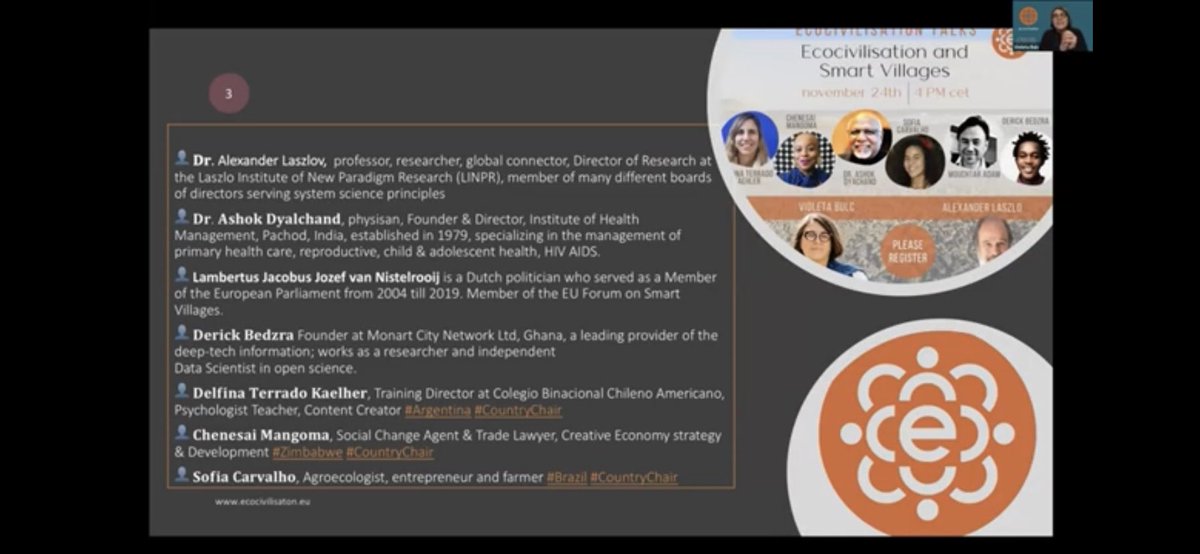 Bulc_EU's tweet photo. #EcocivilisationTalks: #smartvillages wrap-up. Powerful msgs from: Argentina, Brasil, Denmark, Slovenia, India, Ghana, EU. ๐https://t.co/rZeEkTYkSd @Alex8er @B_original_me @ecocivilisation @G100wefleaders @beena1869 @rajnivohra27 @MadiSharma1 @EU_Commission https://t.co/imqdo8I7kV