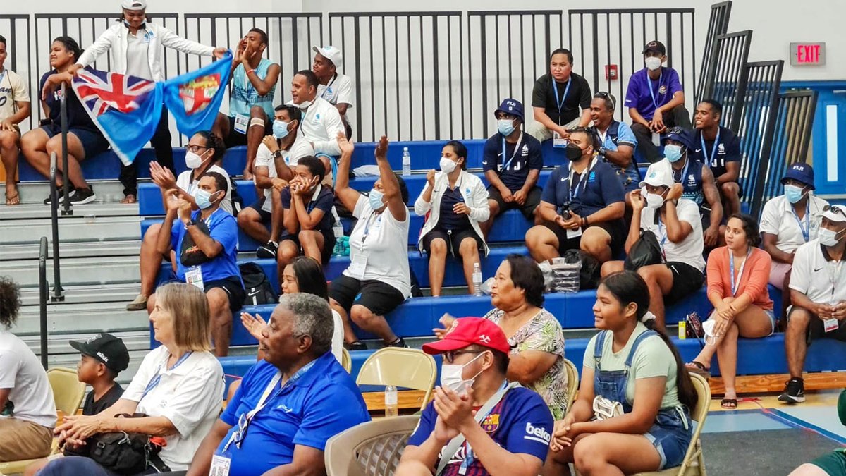 FBC_News's tweet photo. Weightlifter Apolonia Vaivai has marked her return to the sport with Team Fiji’s first gold medal at the Pacific Mini Games in Saipan, Northern Marianas.
 #FBCNews  #FijiNews #Fiji #FijiSports #FBCSports  #PacificMiniGames 
[Source: FASANOC]
More: https://t.co/Z1vlFYvnKC https://t.co/BceM6AXe6a