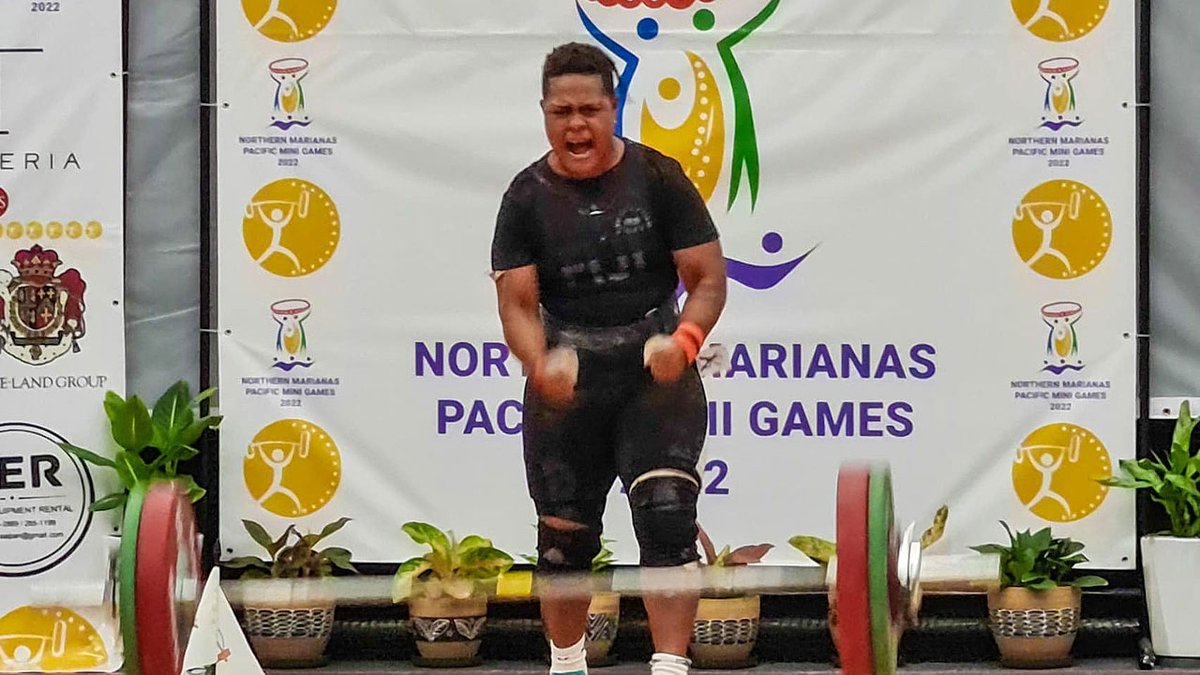 FBC_News's tweet photo. Weightlifter Apolonia Vaivai has marked her return to the sport with Team Fiji’s first gold medal at the Pacific Mini Games in Saipan, Northern Marianas.
 #FBCNews  #FijiNews #Fiji #FijiSports #FBCSports  #PacificMiniGames 
[Source: FASANOC]
More: https://t.co/Z1vlFYvnKC https://t.co/BceM6AXe6a