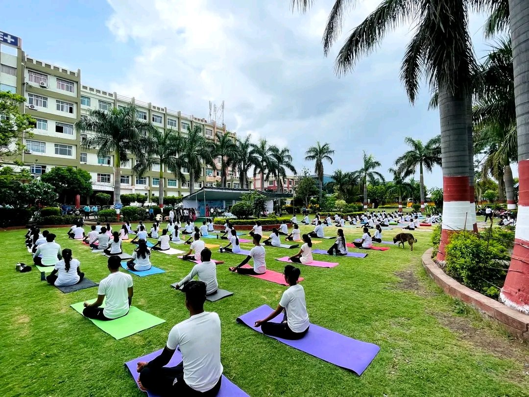 _writing_ink's tweet photo. When you perform yoga, you establish a connect between your body and mind and become more aware of yourself.
#InternationalYogaDay2022 

Index department of Physiotherapy and paramedical sciences...🧘‍♀️
Celebrating international yoga day ♥️ https://t.co/PDWzLXueYj