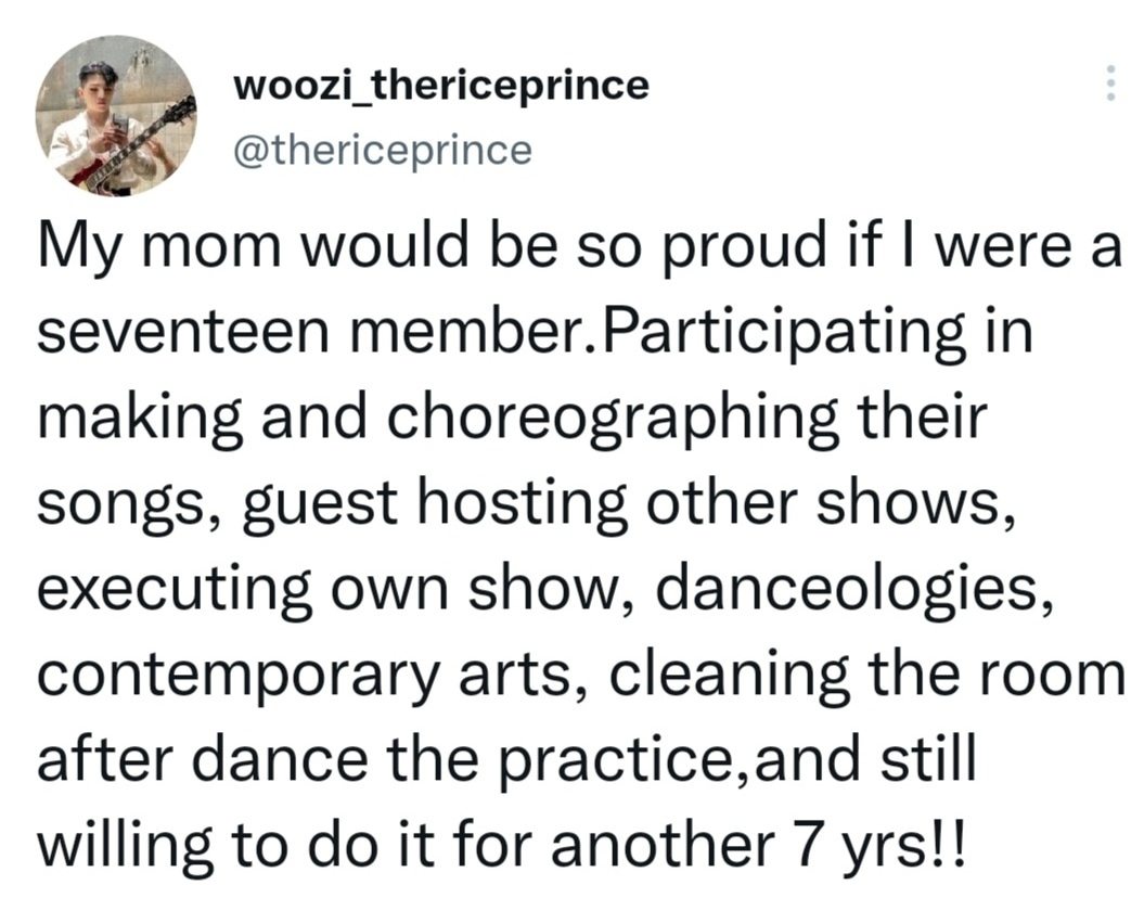 thericeprince's tweet photo. Coming from a broke company with large number of members is difficult guys...

#SEVENTEEN 
#pledis_17
#CARATs 
#Caratland https://t.co/mLyIqRKH0c