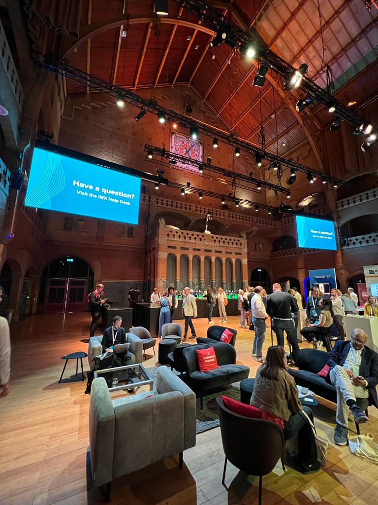 Q2QGlobal's tweet photo. We are having such a fantastic time at @GreenBook's #IIEXeurope event in Amsterdam! It is so wonderful to connect with everyone in person. #FacetoFaceMRX is the best! The speakers yesterday were so good - we can't wait to see what today brings!
#IIEXeu #MRX #MarketResearch https://t.co/7JHw293gOC