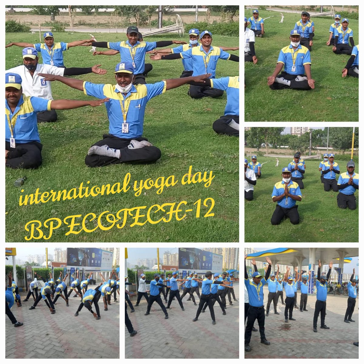International yoga day observed at Noida COCOs