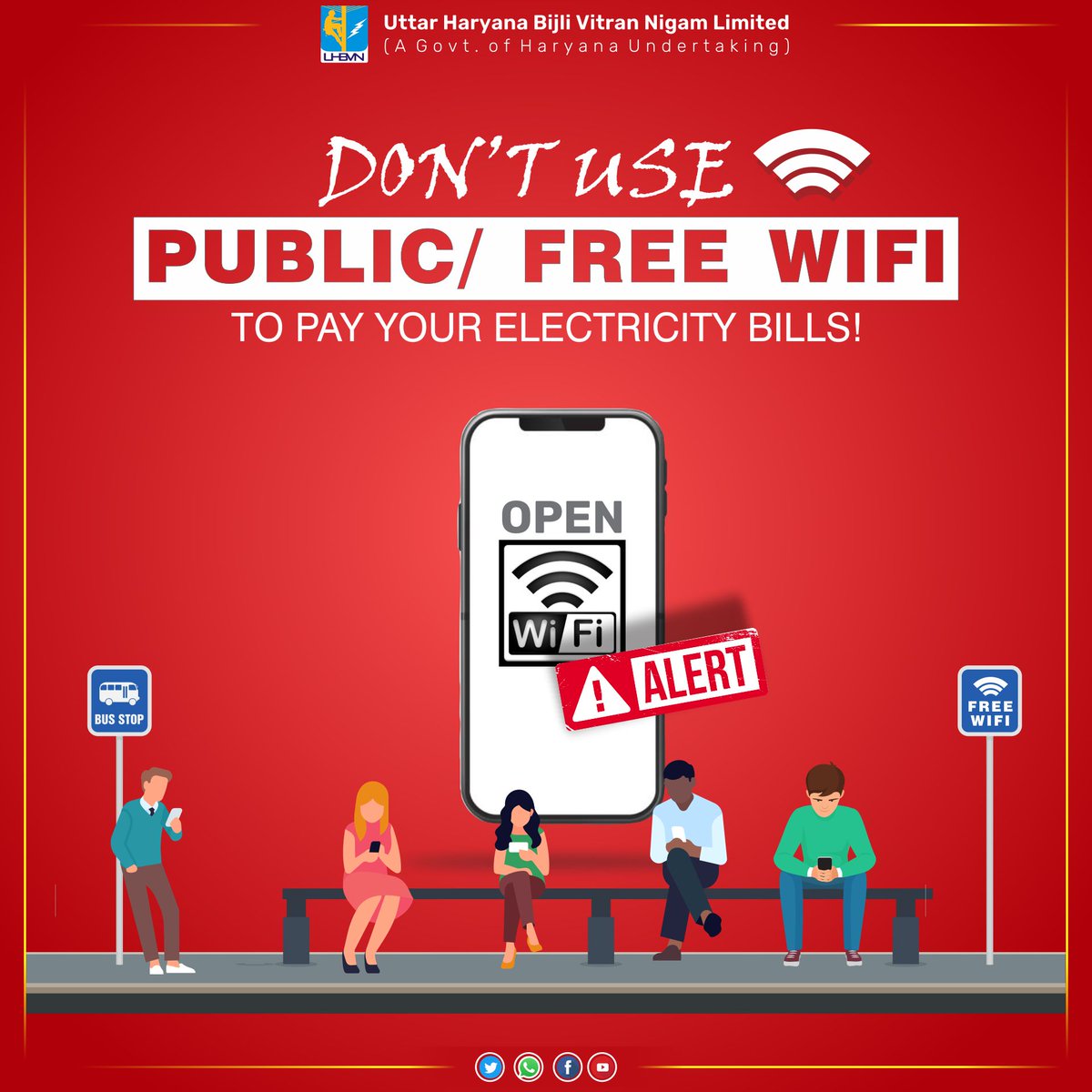 uhbvnpkl's tweet photo. #UHBVN рдХрд╣рддрд╛ рд╣реИ - #Public #WiFi рд╕реЗ рди рдХрд░реЗрдВ #Billing #transactions, #Cyberfrauds рдХреЗ рд▓рд┐рдП рд╣реЛ рд╕рдХрддрд╛ рд╣реИ open invitation.
#Haryana #consumers #beware #beaware #fake #networks #CyberSecurity #BeSafeBeSecure #staycybersafe #Report1930 https://t.co/QEFsiYIwyw