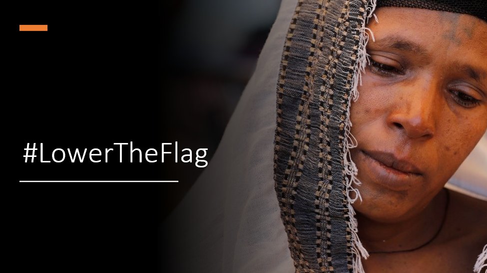 WassyTesfa's tweet photo. ..@PMAbiyAhmed Ethiopians are mourning the massacared #Amhara's in Welega, Oromia. #LowerTheFlag , mourn the dead. Their souls demand  respect &amp; justice to rest in peace. @EA_DevCouncil @EA_DevCouncil @ECNAS_CA @EthioHRC @MesfinMtegenu @ttesfaa @ervstours https://t.co/I9v5Lzlllj