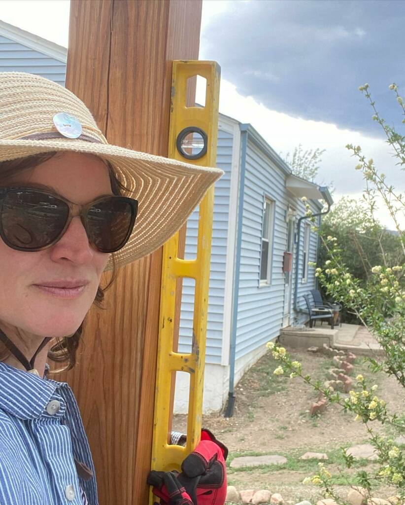 Solstice building: porching, leveling, measuring, gardening, organizing, loving the fullness of the summer. ☀️ instagr.am/p/CfGDxLoM2XY/