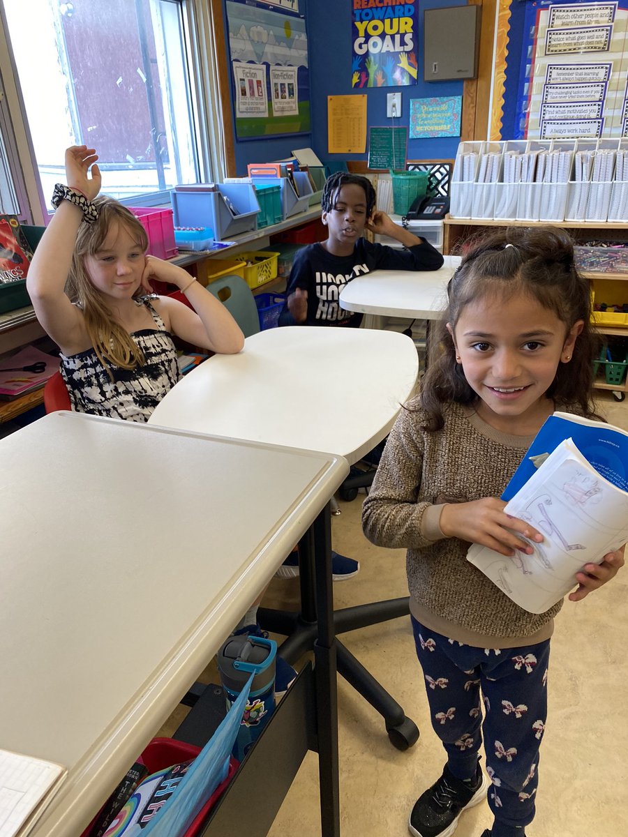 DebDunham16's tweet photo. We always enjoy spending time with our grade two buddies! ❤️ Today they visited our classroom to ask survey questions. @BelParkCBE https://t.co/Ev23pT6kyF