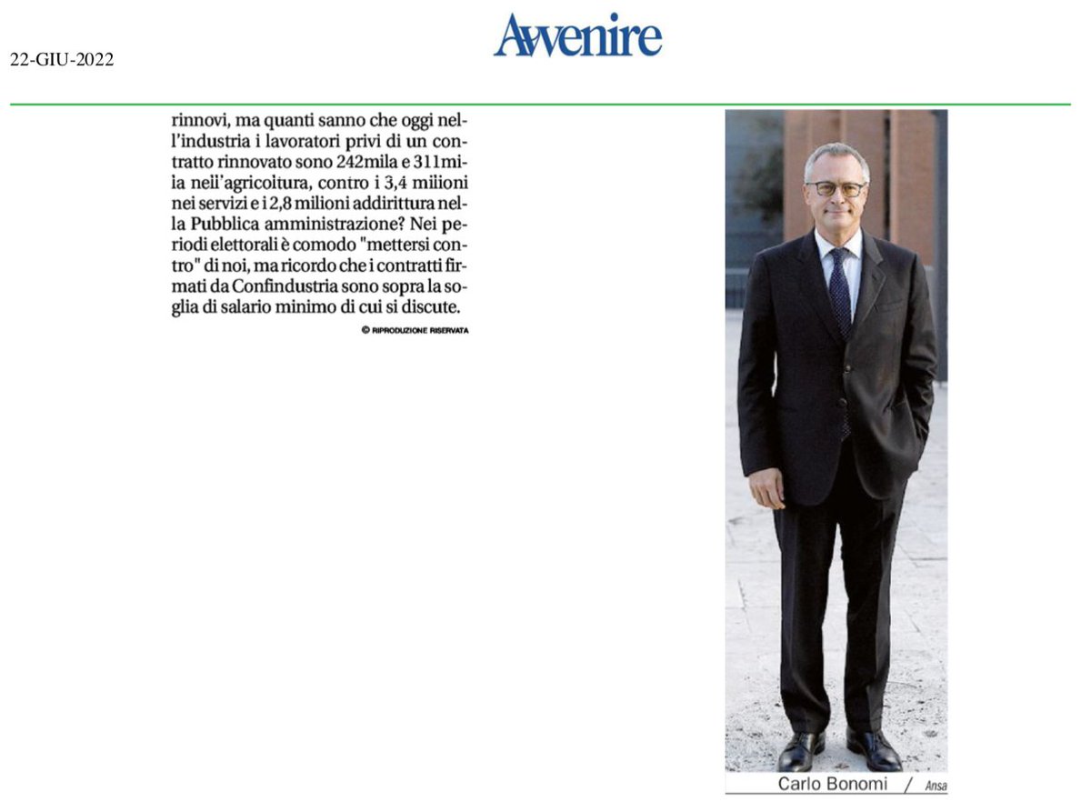 Carlo Bonomi tweet media