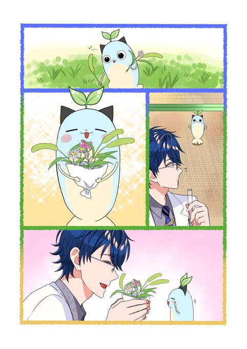 日常93🥼🌱😺
#まめねことレオス 