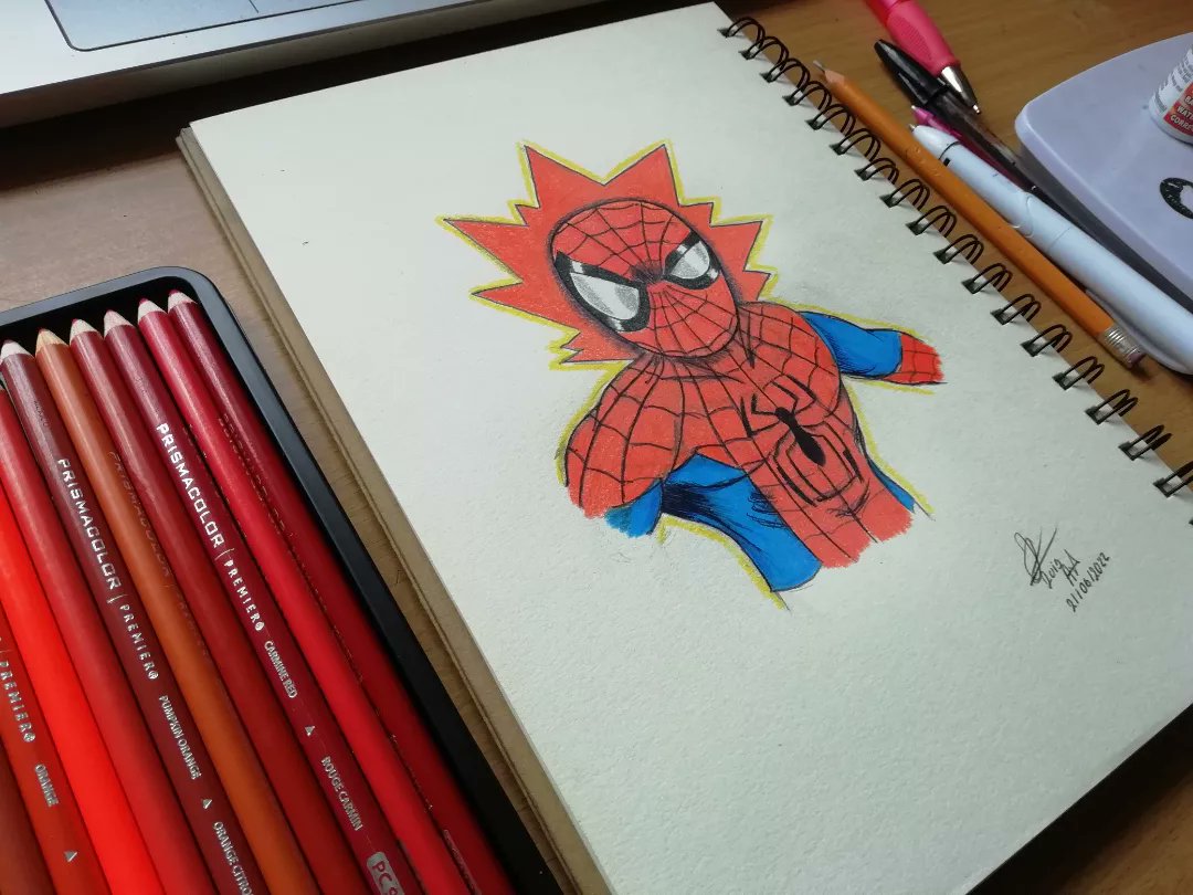 LeavilLuis's tweet photo. ¡Nuevo dibujo!🤩

#dibujo #dibujos #SpiderMan #SpiderVerse #marvel #art #peterparker https://t.co/psCCGlIfji