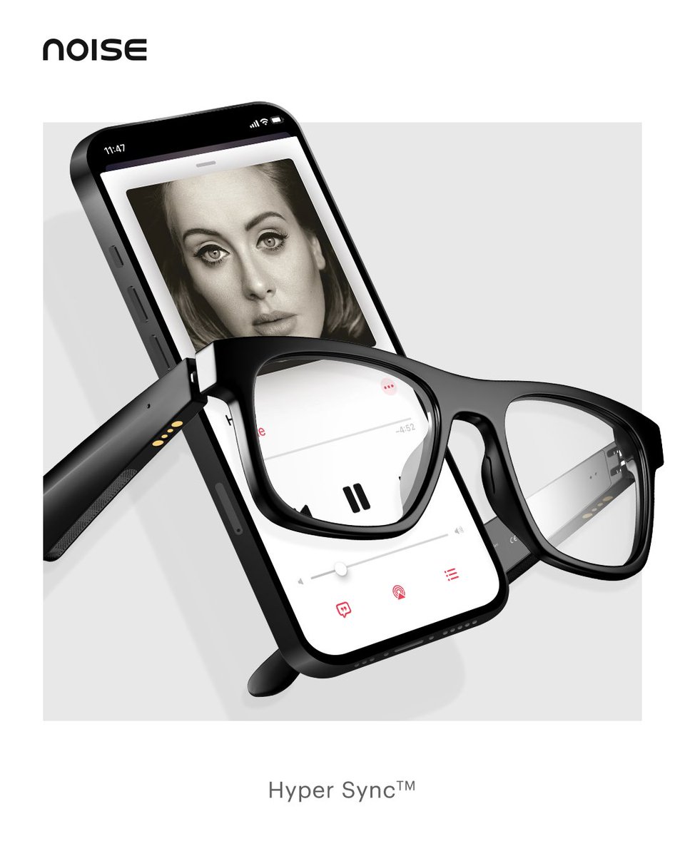 gonoise's tweet photo. Find an instant connection to your device, as soon as you open the temples of your i1 smart eyewear ft. Hyper Syncโข technology.
Visit our website to buy this innovative gadget.
#Noise #EyesOnTheFuture #i1 #NoiseLabs https://t.co/PQA4cUSYlK