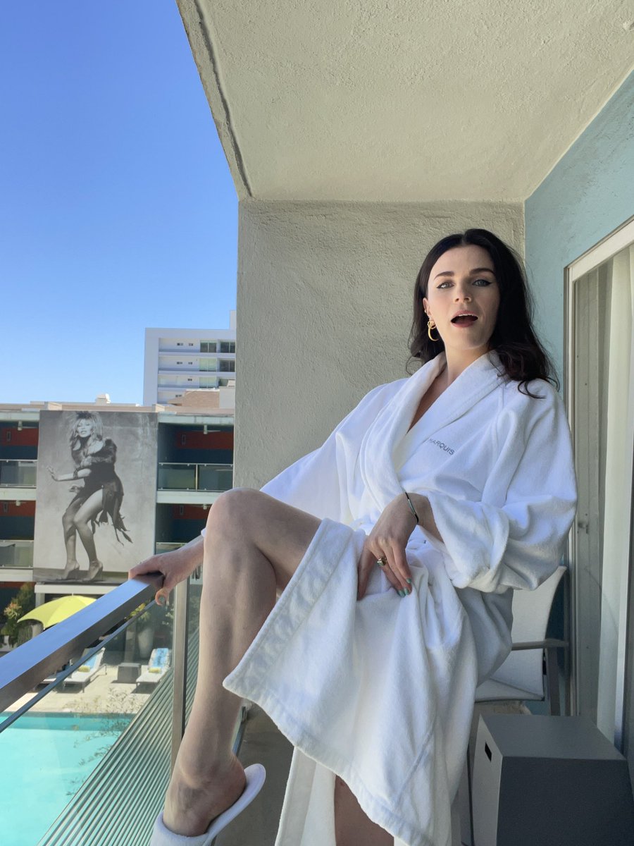 Aisling Bea (@weemissbea) on Twitter photo BA lost my luggage but luckily I was able to fashion an outfit for <a href="/JimmyKimmelLive/">Jimmy Kimmel Live</a> from some items in the hotel. Just like Maria in the Sound of Music.
OBSESSED TO MEET <a href="/SeanHayes/">Sean Hayes</a> who was guest hosting this week. I had an excuse to touch him IRL, what a rush. BA lost my luggage but luckily I was able to fashion an outfit for <a href="/JimmyKimmelLive/">Jimmy Kimmel Live</a> from some items in the hotel. Just like Maria in the Sound of Music.
OBSESSED TO MEET <a href="/SeanHayes/">Sean Hayes</a> who was guest hosting this week. I had an excuse to touch him IRL, what a rush.