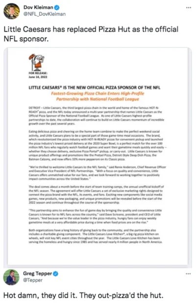 Does this mean the QB can no longer go "hut, hut" when calling for the snap #NFL