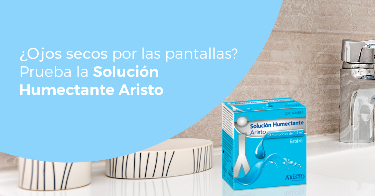 ¿Usas #lentillas? 

Con la Solución Humectante #Aristo, alivia la #irritación, la #sequedad y el cansancio ocular.

Su formulación de ácido hialurónico proporciona una alta hidratación al #ojo, mejorando así el confort visual y el porte de las lentes de contacto.

#farmacia