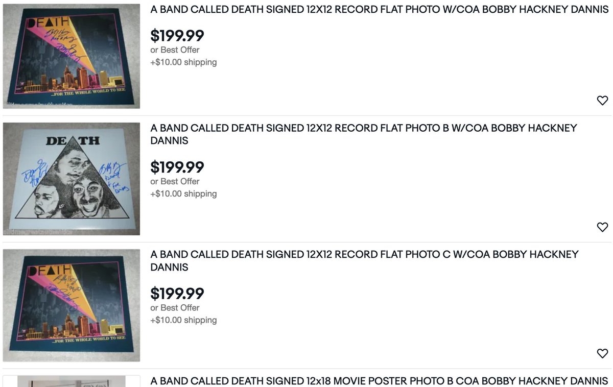 markcovino's tweet photo. Another example of how fucked my life is, that every moron and their mother refers to everything to do with the band as "A Band Called Death". It's funny, I fought my producers when they forced that title on me. Eventually accepted it. Now I'm starting to dread it again... https://t.co/7fG5BEEr6F
