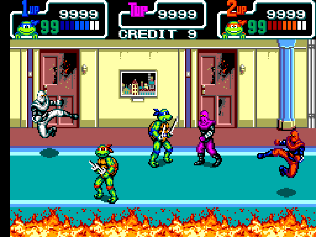 8BitBoyUK's tweet photo. For #HomebrewWednesday I'm very excited to share early shots of the #TMNT games for the Sega #MasterSystem.

Still a long way to go with this one but what we've seen so far looks promising. 

Great work from xfixium using devkitSMS. https://t.co/36l8ONNvwe