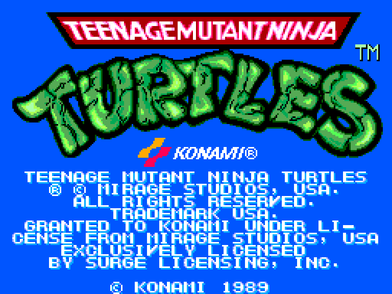 8BitBoyUK's tweet photo. For #HomebrewWednesday I'm very excited to share early shots of the #TMNT games for the Sega #MasterSystem.

Still a long way to go with this one but what we've seen so far looks promising. 

Great work from xfixium using devkitSMS. https://t.co/36l8ONNvwe
