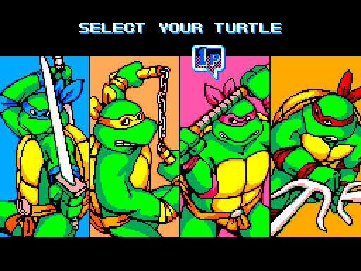 8BitBoyUK's tweet photo. For #HomebrewWednesday I'm very excited to share early shots of the #TMNT games for the Sega #MasterSystem.

Still a long way to go with this one but what we've seen so far looks promising. 

Great work from xfixium using devkitSMS. https://t.co/36l8ONNvwe