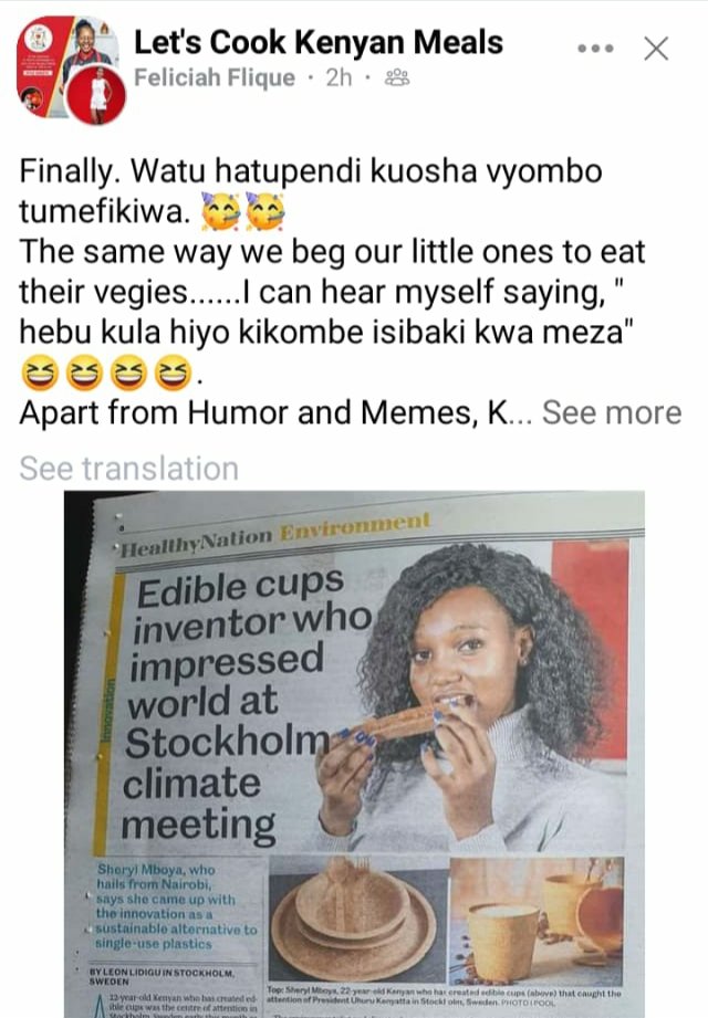 IsisaLtd's tweet photo. Well we love children's happy faces here at GreenX Telemechanics. So feel free to throw the Snackuit utensils away if the kiddos refuse to eat them😂 They'll biodegrade within 5 days and animals too can safely eat them. Kwanza na hii economy, your pets will love them 🤗 https://t.co/4ypnb1Ugbu