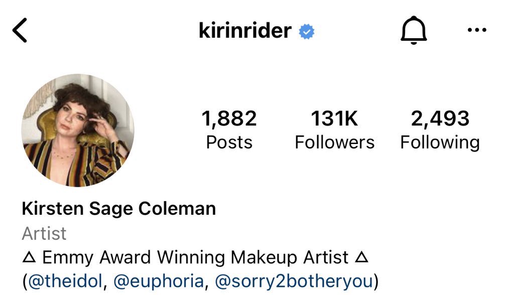 tjruby_'s tweet image. ทีมงานของ euphoria คือทีมเดียวกันกับที่ทำงานให้ the idol และ make-up artist ก็ทีมเดียวกัน ที่ alexa demie นักแสดง euphoria ฟอลไอจีเจนนี่และกดไลค์รูปน้องบางทีอาจจะได้เจอกันจริงๆแล้วก็ได้นะ