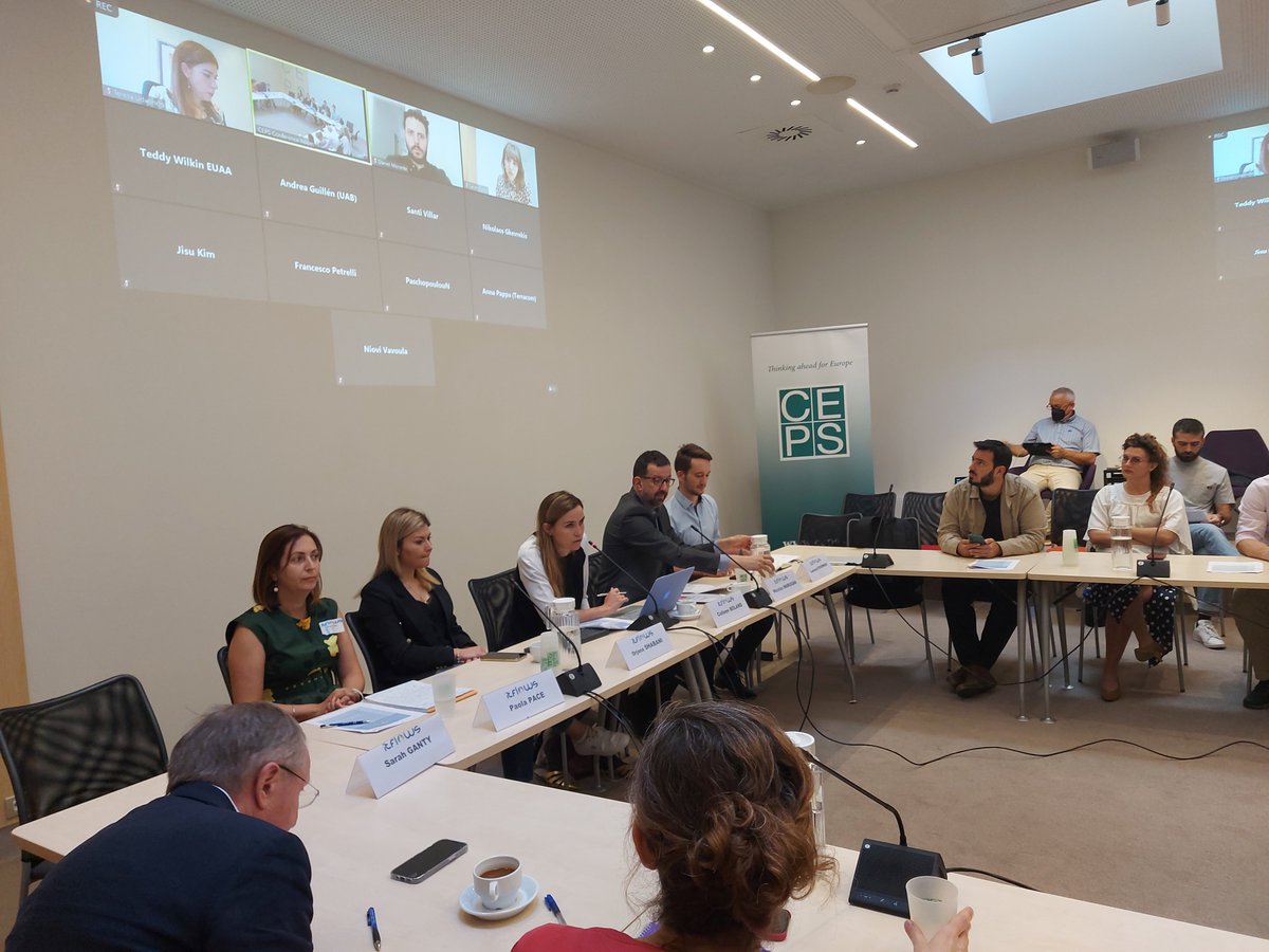 ITFLOWS1's tweet photo. Now Orjana Shabani, from the Jesuit Refugee Service, is explaining the situation of migrants in Kosovo. #migration #EuropeanUnion #Asylum #Refugees #ITFLOWSProject https://t.co/xdAIvSCXvk