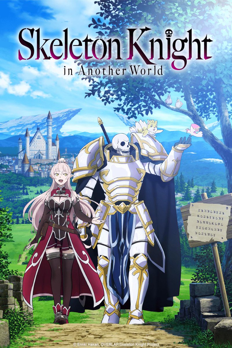 Weeb64787422's tweet photo. Anime recommendation:
Skeleton Knight in Another World
This anime is about a guy who gets transferred into another world as an OP skelleton (His character in a game). In the new world he meets an elve whom he decides to help freeing people of her race... https://t.co/TG0Y8V2K2e