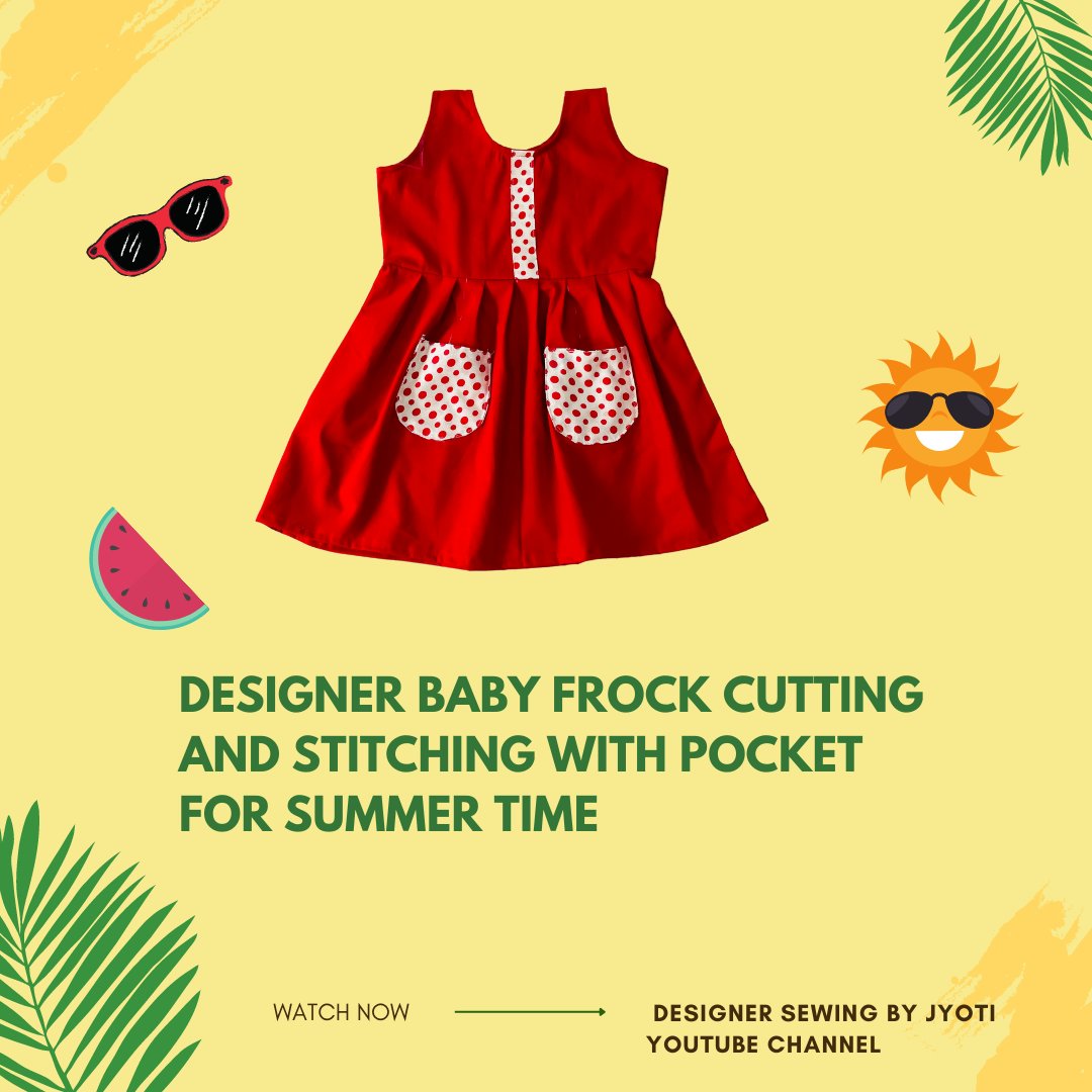 Handkerchief Designer Frill Baby Frock Cutting and Stitching |  handkerchief, frock, sewing | Very easy designer frill baby handkerchief frock  cutting and stitching #handkerchieffrock #babyfrock #designerfrock  #frillfrock #babydress #babydress... | By ...