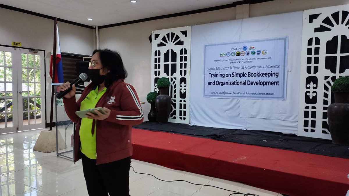 June 20, 2022|#ProPEACEupdates
To effectively bridge the #ProPEACE beneficiary orgs to  participate in local governance, <a href="/MahintanaFdn/">Mahintana Foundation, Inc.</a> in collaboration with DTI South Cotabato trained the tri-people religious leaders of Polomolok on bookkeeping and financial management
<a href="/theGCERF/">GCERF</a>