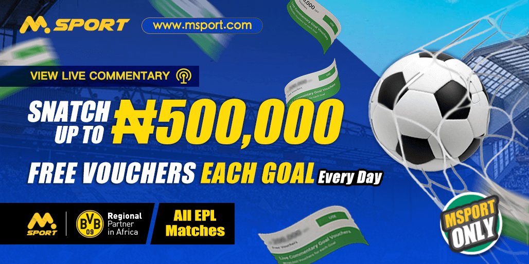 nulledstorm_'s tweet photo. View Live Commentary on MSport, Get Free Vouchers Giveaway! The ONLY and FIRST betting site to have independent live commentray feature. Come and try NOW!
https://t.co/a1QkszxOI8 https://t.co/NGzTrJEyjk