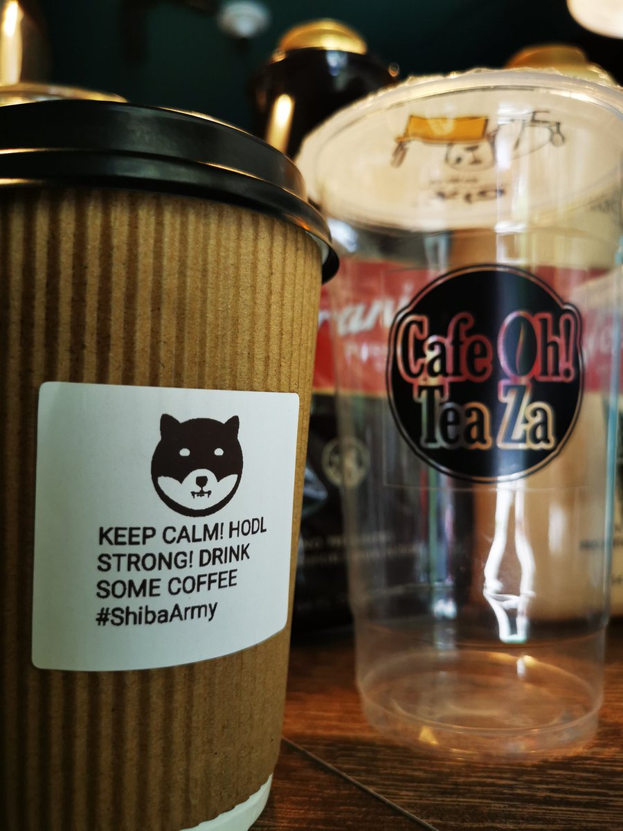 BossRjo's tweet photo. CAFÉ OH TEA ZA
#HODL #Strong
#ShibaArmy
@Shibtoken https://t.co/KzUgS2n1ZI