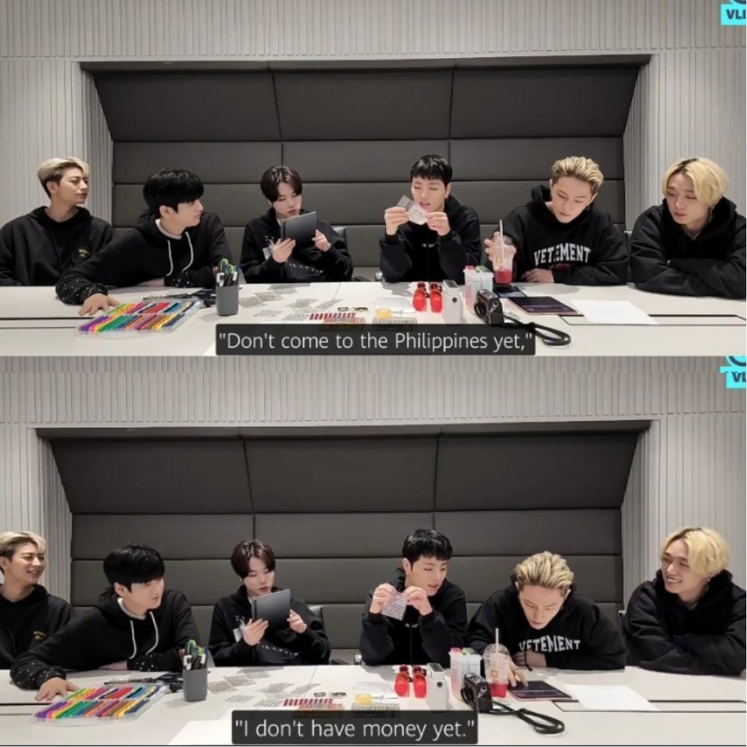 philconcerts's tweet image. PH iKonics to iKon: "Don't come to the Philippines yet, I don't have money yet."