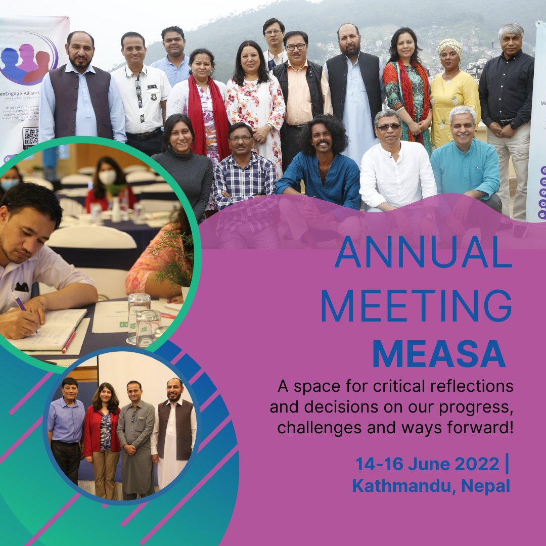 MenEngage South Asia held our annual meeting with our Steering Committee members and MEA Nepal membership between 14-16th June 2022 at Kathmandu. The meetings provided a much-needed space for us to reflect on our journey and role as a regional alliance and plan on ways forward!