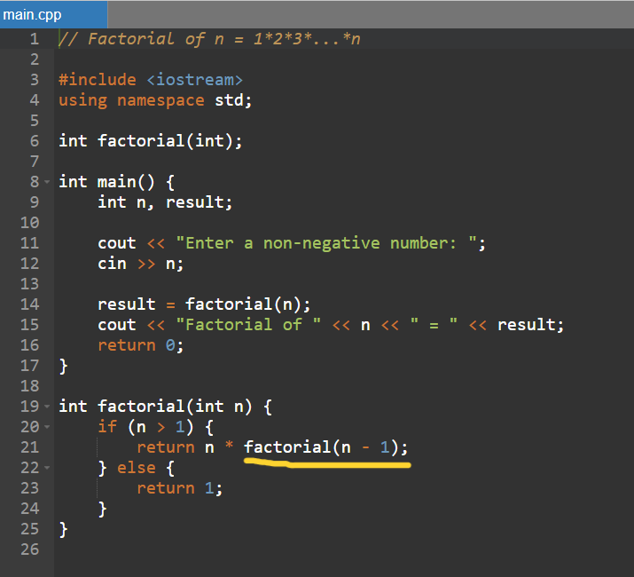 ما هي الخوارزميّة ذاتيّة الاستدعاء (recursive algorithm)؟

ببساطة، هي خوارزمية تهدف إلى حلّ المشكلة...