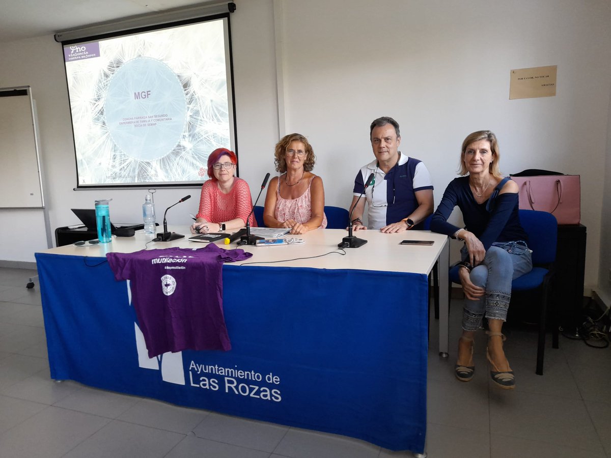 El Centro de Salud El Abajon  y <a href="/Ayto_Las_Rozas/">Ayuntamiento de Las Rozas</a> se suman a la lucha contra la #MGF con una conferencia  impartida por <a href="/ParragaSan/">Concha Párraga San Segundo</a> y <a href="/mlgasconl/">Marisa Gascon Lapaz</a>
<a href="/PilarMestreOr/">Pilar Mestre</a> 
@CgomezMenor
#EFC
#cuentacontuenfermera
<a href="/semap_/">SEMAP</a>
 Gracias 
#EFC
<a href="/ConchaParraga/">CONCHA PARRAGA</a> y <a href="/mlgasconl/">Marisa Gascon Lapaz</a> por vuestro compromiso💞