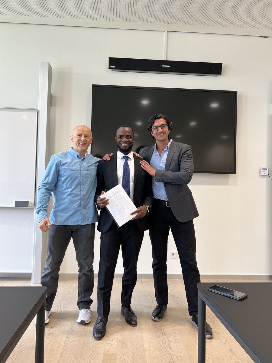 GodwinEzekoye's tweet photo. To Chukwuma Dim, Ph.D.
Sending you lots of love and congratulations.
Your compassion and perseverance are breathtaking.
This is no mere feat.
It is a great accomplishment.
Summa Cum Laude.
'Tis so loud.
Congrats, ezigbo nwannem nwoke.
#phdfinance
#SummaCumLaude https://t.co/tCpNrwBvzS