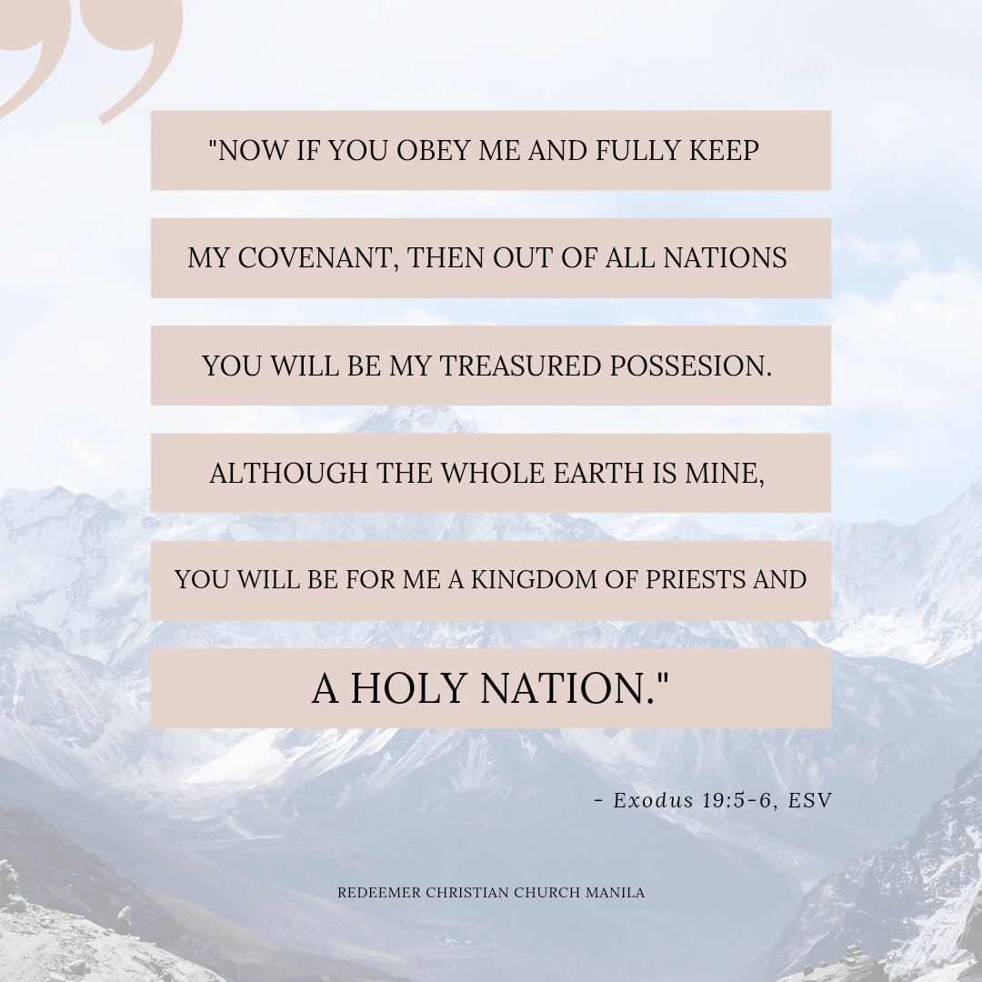 redeemerccMNL's tweet photo. Don't miss tonight's session on Exodus 19, which is very essential to our understanding of the whole Old Testament, and indeed, the Bible. 

We meet over ZOOM at 8PM. Send us a message if you want to join. https://t.co/wUCmgL9gbt
