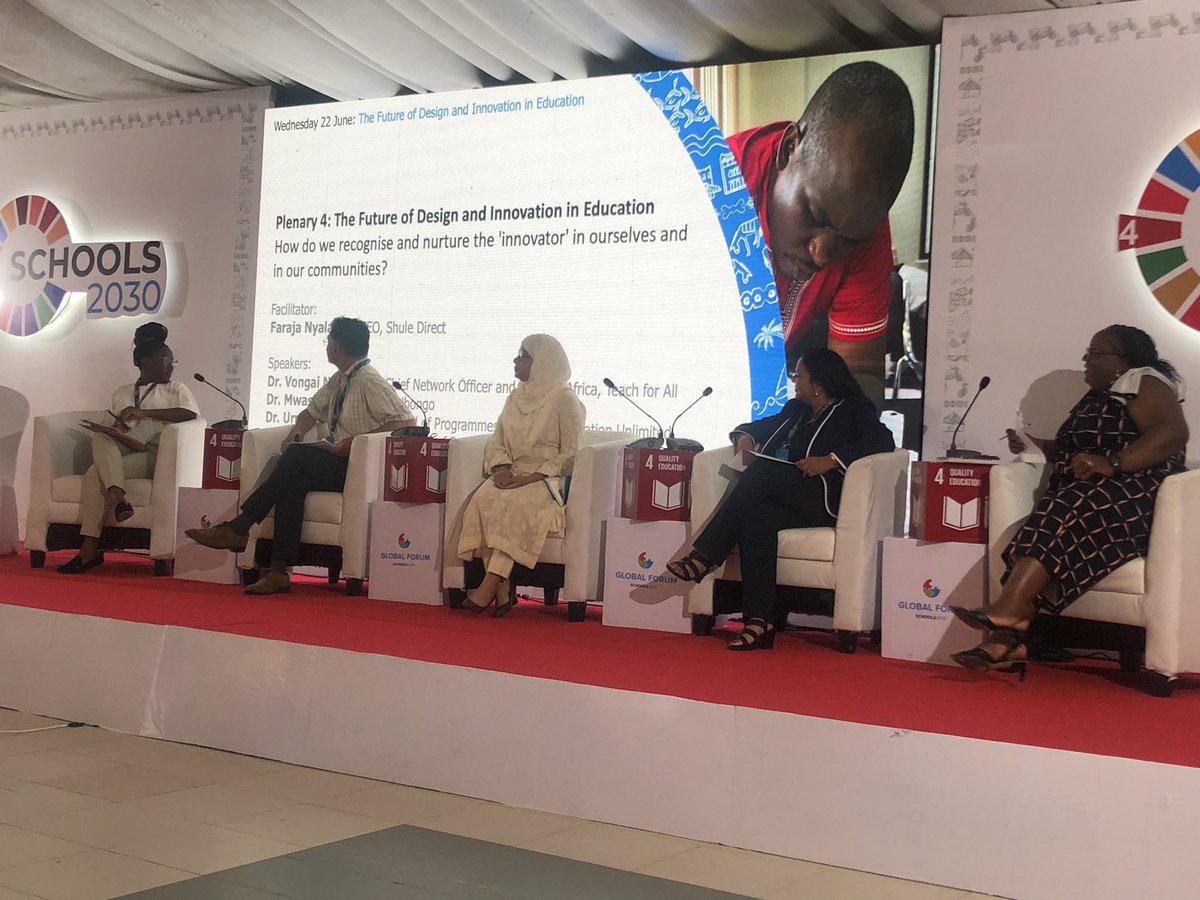 Day 2’s plenary at the #Schools2030Forum2022 will deep dive into how we nurture the ‘innovator’ in ourselves and our communities.

Watch live an amazing panel with <a href="/FarajaNyalandu/">Faraja Kotta</a>, @yidanprize <a href="/gatesfoundation/">Gates Foundation</a>, @ubongokids, @teachforall &amp; <a href="/GenUnlimited_/">Generation Unlimited</a> 

us02web.zoom.us/meeting/regist…