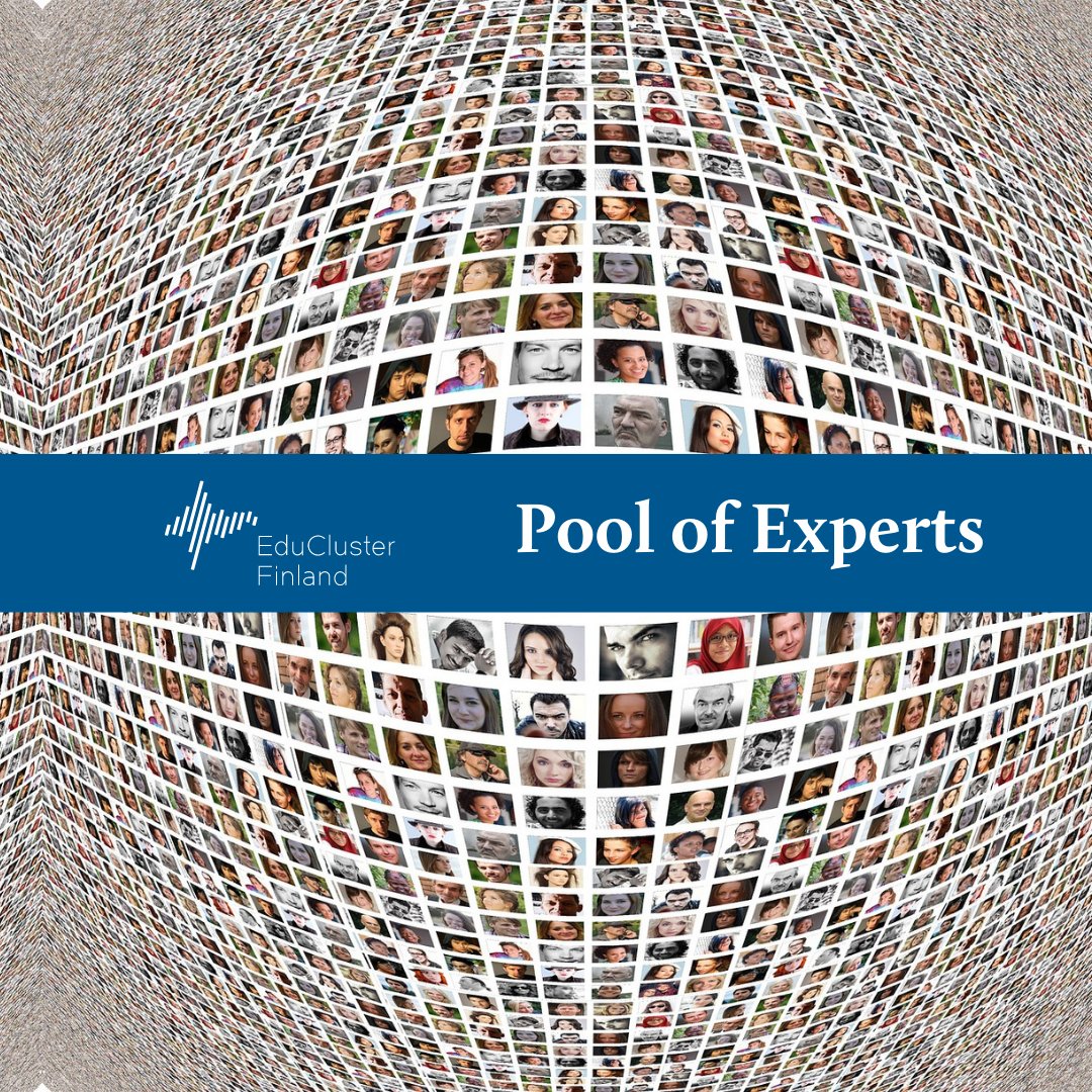 Have you already joined our renewed Pool of Experts?
The community is for top-of-the-education professionals with a multicultural approach and versatile competencies. Visit educluster.fi/careers/ and join the pool to stay connected with us.
#DiamondStandard  #tECFpoolofexperts