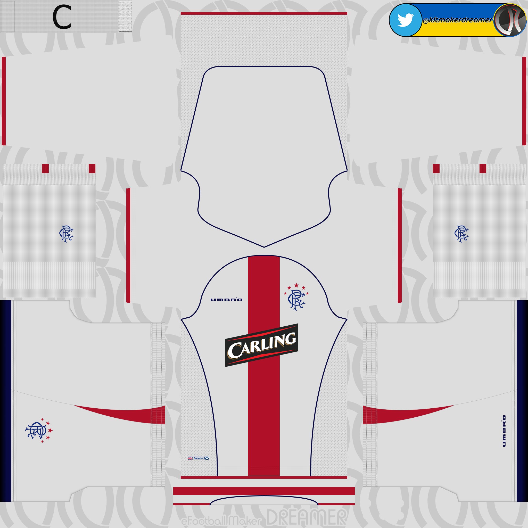 Kit dream league soccer retro 2025