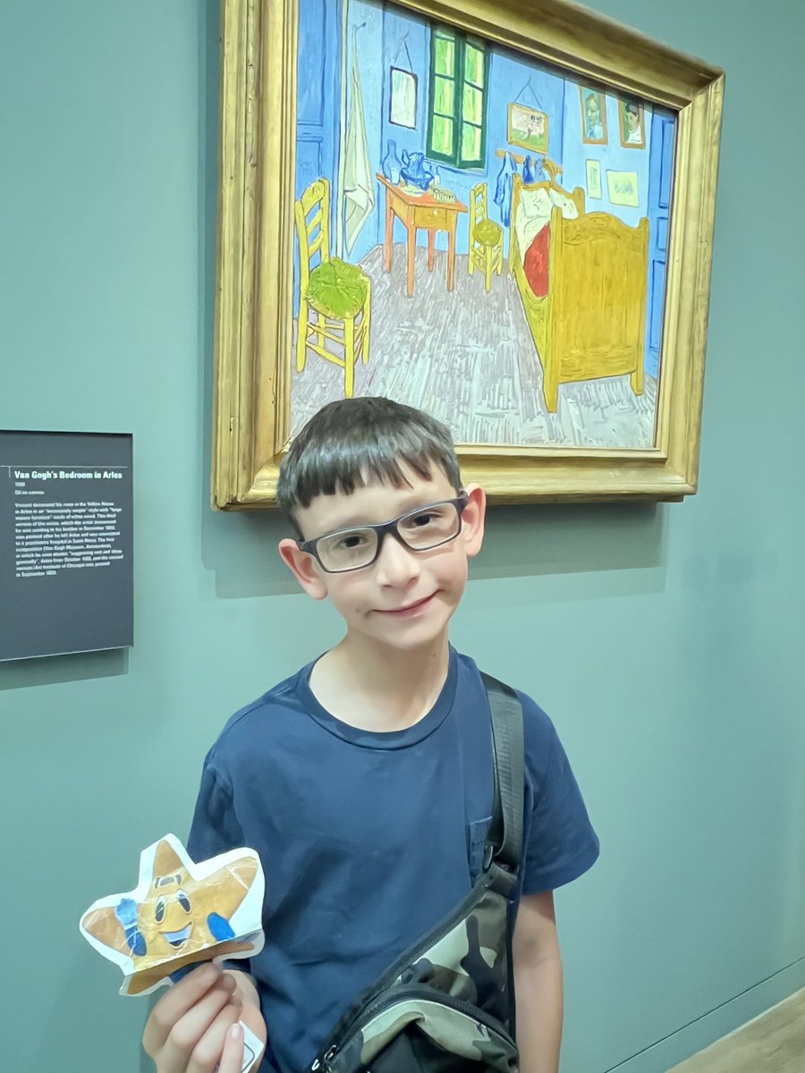 MichelleGins's tweet photo. @AES_TQStars And another highlight was seeing Van Gogh’s Bedroom in Arles because it’s on the cover of the Eureka Succeed book! https://t.co/8JmGLCmZF4