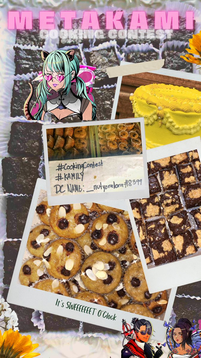 itsAlor4's tweet photo. It's SWEEEEETS O'CLOCK. 🍪🥞🍮
I wish this awakened your softyy hearts. 
@MetakamiNFT #KamiEvents #KAMILY https://t.co/yibz9o0qVt